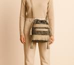 Marie Martens luxe tas/rugzak met franjes, Handtassen en Accessoires, Overige merken, Gebruikt, Overige kleuren, Ophalen of Verzenden