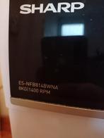 Sharp wasmachine, 8 kg, 1400 tpm, Elektronische apparatuur, Wasmachines, Ophalen, Zo goed als nieuw