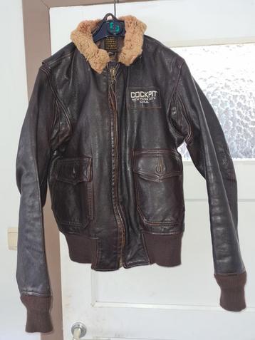 Veste en cuir A2 THE COCKPIT AVIREX USA ARMY 500€ beschikbaar voor biedingen