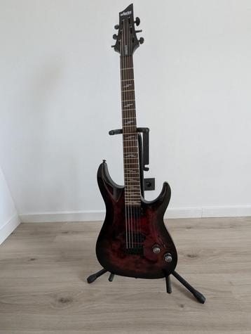 Schecter omen elite 6 cherry burst, Enlèvement, Comme neuf, Autres marques