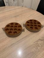 2 Plats pour 12 escargots en gré neuve, Huis en Inrichting, Ophalen, Zo goed als nieuw