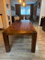 Teakhout eetkamer - Vitrinekast - Dressoir - Tafel - Stoelen, Huis en Inrichting, Ophalen