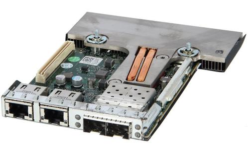 Dell Broadcom 57800S 2x SFP+ 10Gbps, 2x RJ45 1Gbps Daughter, Computers en Software, Netwerkkaarten, Zo goed als nieuw, Intern