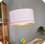 Hanglamp Estria, roze met gouden binnenkant, Ophalen of Verzenden, Zo goed als nieuw