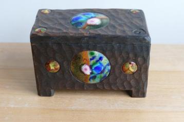 Handgemaakt juwelenkist sieradendoos houten kist palissander beschikbaar voor biedingen