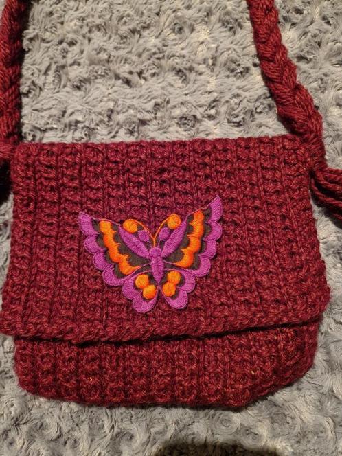 gehaakte handtas rechthoekig model, Handtassen en Accessoires, Tassen | Damestassen, Handtas, Rood, Ophalen