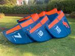 Kite Pack F-One Trigger (12m + 9m + 7m) + Linx Bar 45-52, Watersport en Boten, Kitesurfen, Ophalen, Zo goed als nieuw