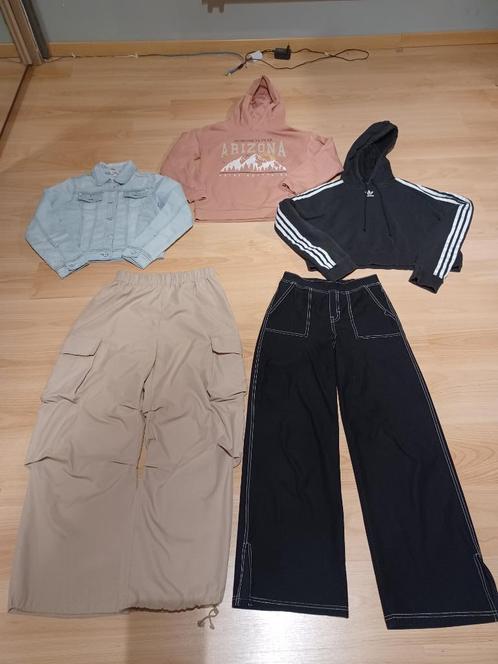 Hoodies en broeken in maat 152/158 in zeer goede staat, Kinderen en Baby's, Kinderkleding | Maat 152, Zo goed als nieuw, Meisje