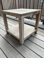Bijzettafeltje in teak, Tuin en Terras, Ophalen, Gebruikt