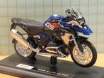 BMW R1200GS blue R1200 GS 1:18 maisto, Hobby en Vrije tijd, Ophalen of Verzenden, Nieuw, Motor, Maisto