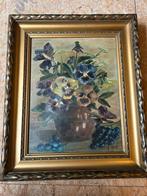 Gesigneerd olieverf schilderij in mooie lijst, Antiek en Kunst, Ophalen