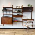 - Vintage wandmeubel, wall unit •Poul Cadovius• -, Huis en Inrichting, Kasten | Overige, Ophalen of Verzenden