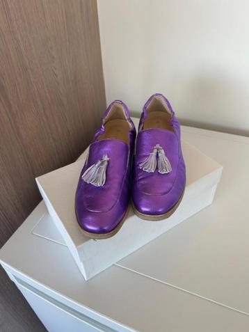 elegante purple loafers van Terre Bleue beschikbaar voor biedingen