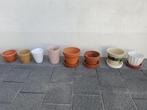 bloempotten + onderzetters, Tuin en Terras, Ophalen, Gebruikt, Tuin