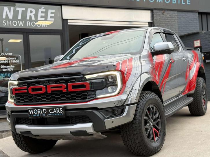 Ford Ranger Raptor 2.0D RED EDITION TVAC*BTWIN FULL OPTIONS, Auto's, Ford, Bedrijf, Te koop, Ranger, 360° camera, 4x4, ABS, Achteruitrijcamera