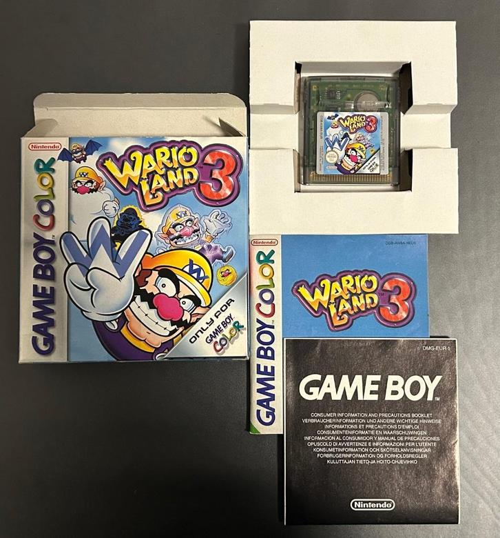 Game Wario Land 3 compleet - Game Boy Color, Games en Spelcomputers, Games | Nintendo Game Boy, Gebruikt, Platform, 1 speler, Vanaf 3 jaar