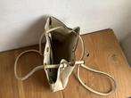 Vintage handtas NATHAN, Handtassen en Accessoires, Tassen | Damestassen, Ophalen, Gebruikt, Beige, Handtas