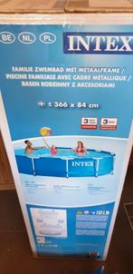 Zwembad met metalen frame 366 x 84 cm, 200 tot 400 cm, Rond, Gebruikt, Ophalen of Verzenden