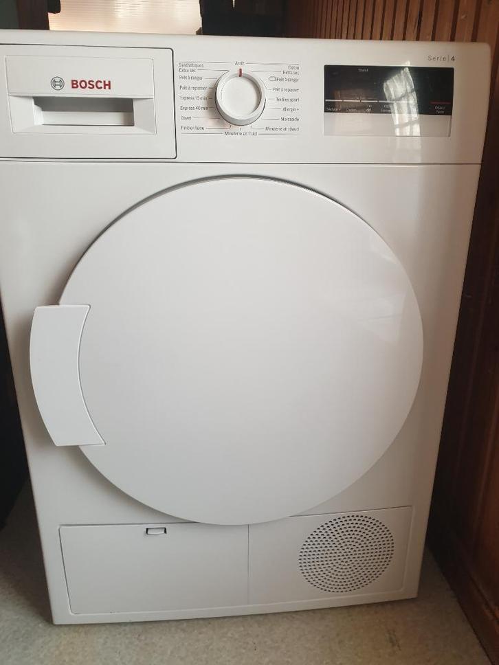 Sèche linge Bosch, Electroménager, Sèche-linge, Comme neuf, À condensation, Chargeur frontal, 6 à 8 kg, 85 à 90 cm, Phase anti-froissage