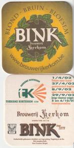 2  BIERKAARTEN  BINK  KERKOM, Verzamelen, Biermerken, Nieuw, Viltje(s), Overige merken, Verzenden