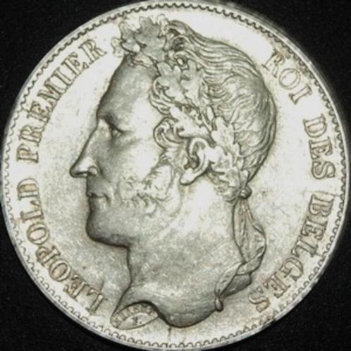 Zilver – België – 5 Francs – Leopold I – 1849, Postzegels en Munten, Munten | België, Losse munt, Zilver, Zilver, Verzenden