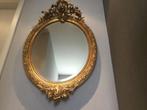 Antieke spiegel, Antiek en Kunst, 50 tot 100 cm, 100 tot 150 cm, Ophalen, Ovaal