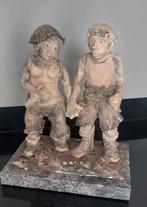 Groot keramiek beeld Sculptuur marmeren voet, Ophalen of Verzenden