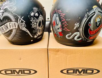 Lot de 2 casques DMD taille M, Autres marques, M, Seconde main, Casque jet