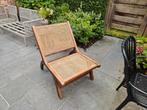 Rieten lounge chair / fauteuil, Huis en Inrichting, Stoelen, Ophalen, Gebruikt