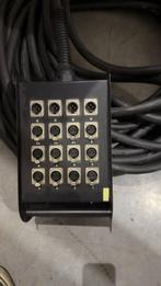 Stagebox 12in/4uit 30meter, Muziek en Instrumenten, Kabels en Stekkers, Ophalen, Gebruikt, Instrument