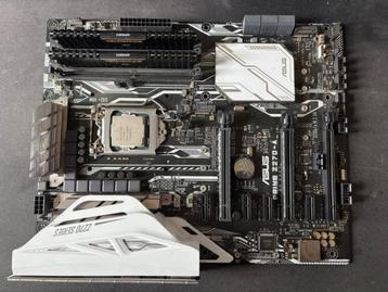 Carte mère ASUS PRIME Z270-A + CPU i7-7700K + DDR4 32Go Cors, Enlèvement ou Envoi, LGA 1151, ATX, Intel