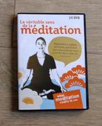 3 DVD Le véritable sens de la méditation VO et VF, Comme neuf, Envoi