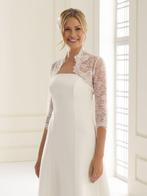Bianco Evento E151 bolero maat 38, 40, 42, Kleding | Dames, Ophalen of Verzenden, Nieuw, Wit, Trouwjurk