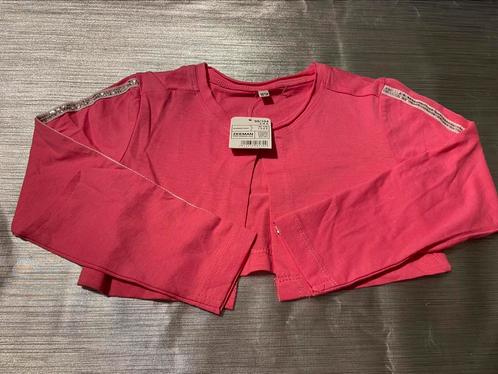Fuchsia bolero lange mouw, meisje 98/104 2–4 jaar, Kinderen en Baby's, Kinderkleding | Maat 98, Nieuw, Meisje, Shirt of Longsleeve