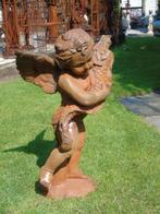 un angelot et son poisson en fonte rouillé, Enlèvement, Neuf, Métal, Ange