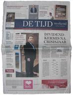 krant De Tijd – met interview Jean Van Hamme in Sabato, Boeken, Ophalen, Nieuw, Krant