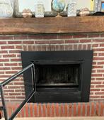 Inzetstuk van teruggewonnen hout, Huis en Inrichting, Ophalen, Gebruikt, Inzethaard, Houthaard