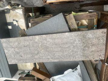 Einde reejs zwembad- enof vijverboordsteem 100x30x3 beschikbaar voor biedingen