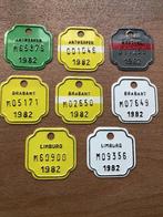 7 plaques ancienne de 1982, Vélos & Vélomoteurs, Enlèvement ou Envoi, Neuf