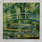 Olieverf replica Monet: Waterlelievijver met Japanse brug, Verzenden