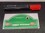 Autocollant Gulf Kuwait Petroleum Ele Rally 1984, Enlèvement ou Envoi, Comme neuf, Voiture ou Moto