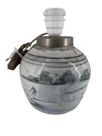 Chinese porseleinen gemberpot - op lamp gemonteerd, Antiek en Kunst, Ophalen of Verzenden