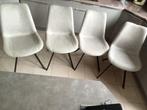 A vendre 4 chaises de salle à manger en simili-cuir., Maison & Meubles, Synthétique, Quatre, Enlèvement, Utilisé
