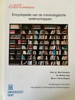 Encyclopedie van de criminologische wetenschappen, Boeken, Studieboeken en Cursussen, Ophalen, Zo goed als nieuw, Hoger Onderwijs