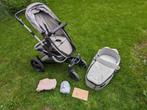 Kinderwagen Joolz Geo grijs buggy + wieg + regenhoes + zonne, Overige merken, Kinderwagen, Zo goed als nieuw, Verstelbare duwstang