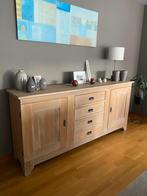 Buffetkast en tafel met 6 stoelen, Ophalen, Zo goed als nieuw, Landelijk, 4 tot 6 stoelen