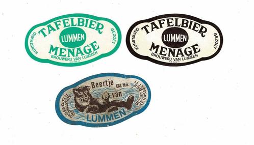 Oude bieretiketten van "VAN LUMMEN", Verzamelen, Biermerken, Nieuw, Overige typen, Overige merken, Verzenden