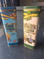 Vintage blikken Amaretti Virginia, Ophalen of Verzenden, Zo goed als nieuw