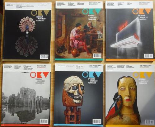 6 x OKV Openbaar Kunstbezit Vlaanderen 2017-2018, Boeken, Kunst en Cultuur | Beeldend, Zo goed als nieuw, Schilder- en Tekenkunst