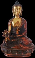 Boeddha China Beeld Koper Messing Bodhisattva Tibet, Antiek en Kunst, Verzenden
